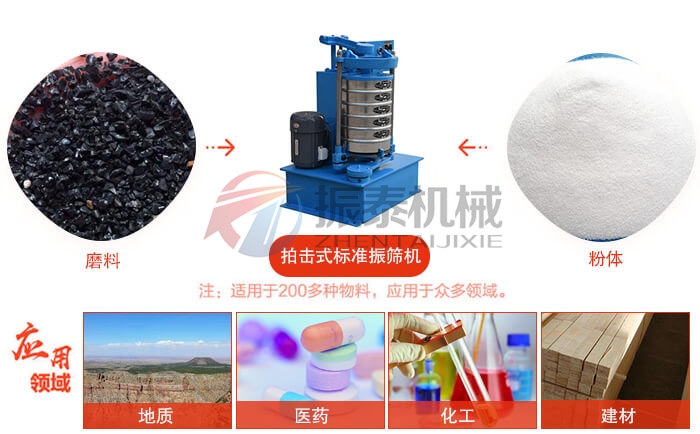 玻璃粉拍擊篩應(yīng)用場(chǎng)景
